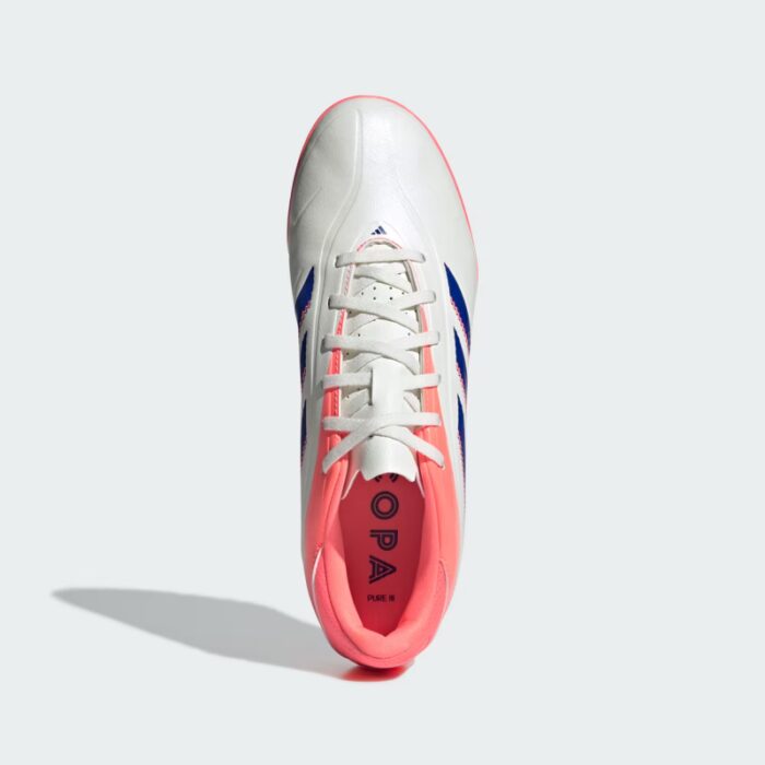 ⁦adidas Mens' Copa Pure 3 Club Turf Boots - White⁩ - الصورة ⁦2⁩