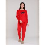 بيجامة فرو للصبايا لون أحمر