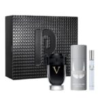 بكج انفكتوس فيكتوري من باكو راباني للرجال - PACO RAB INVICTUS VICTORY FOR MEN COFFRET EDP 100ML+ 10ML +DEODORANT 150ML
