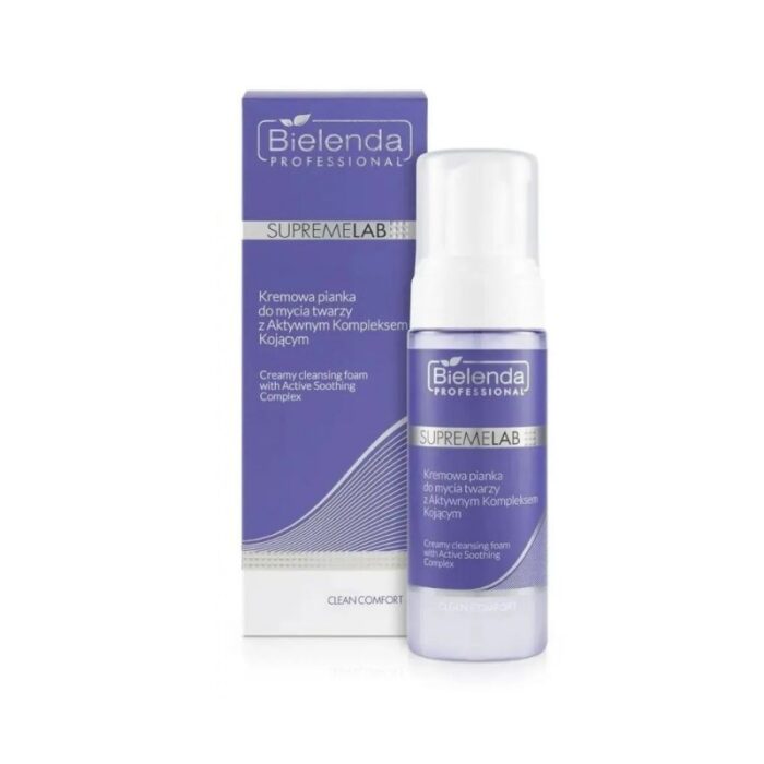 ⁦Bielenda Professional SupremeLab Clean Comfort Creamy Facial Cleansing Foam غسول رغوي للوجه من بيلندا بروفيشينال 150 مل⁩ - الصورة ⁦2⁩