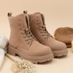 ⁦بسطار شامواه للنساء لون بيج⁩ - الصورة ⁦7⁩