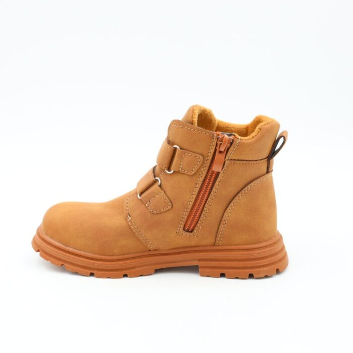 ⁦حذاء شتوي للأطفال لون عسلي⁩ - الصورة ⁦2⁩