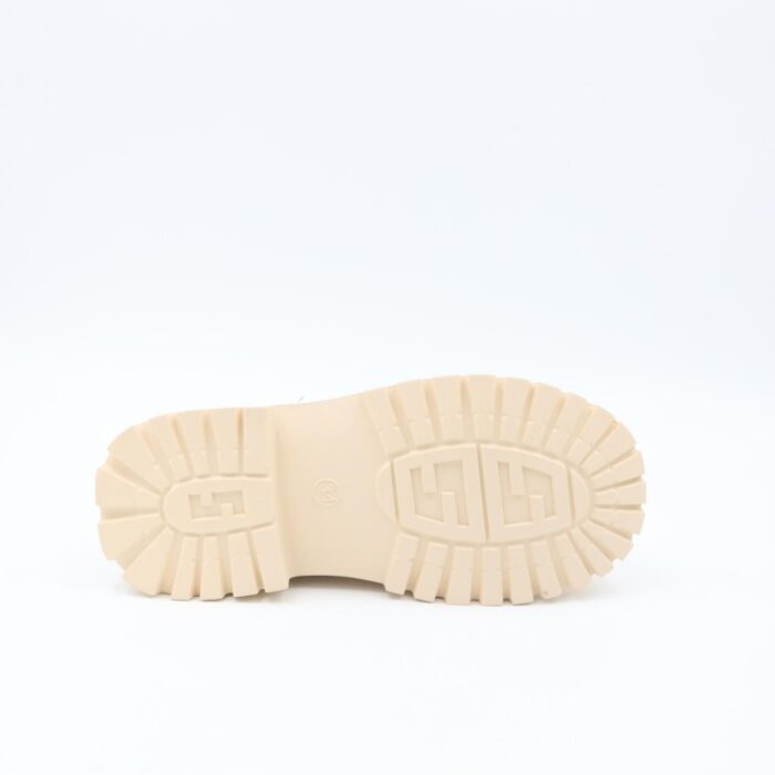 ⁦بسطار جلد للأطفال لون بيج⁩ - الصورة ⁦5⁩