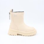 ⁦بسطار جلد للأطفال لون بيج⁩ - الصورة ⁦3⁩