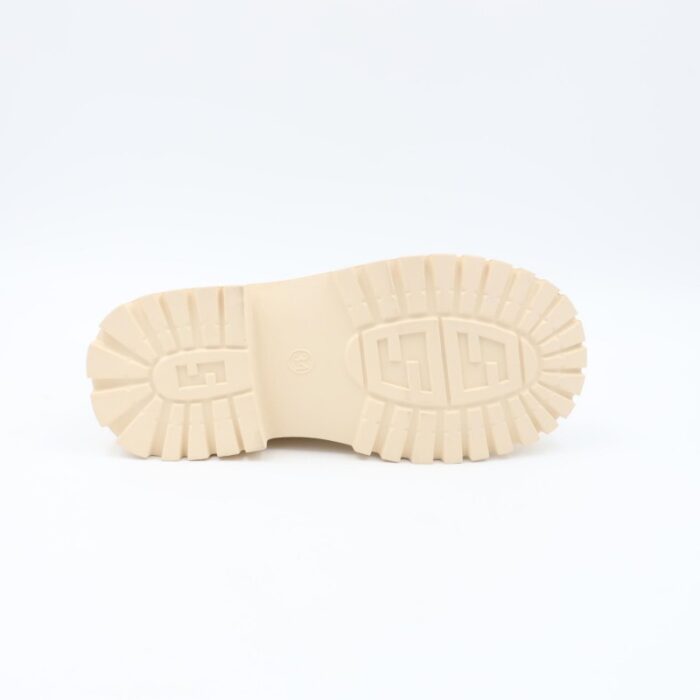 ⁦بسطار جلد للأطفال لون بيج⁩ - الصورة ⁦6⁩