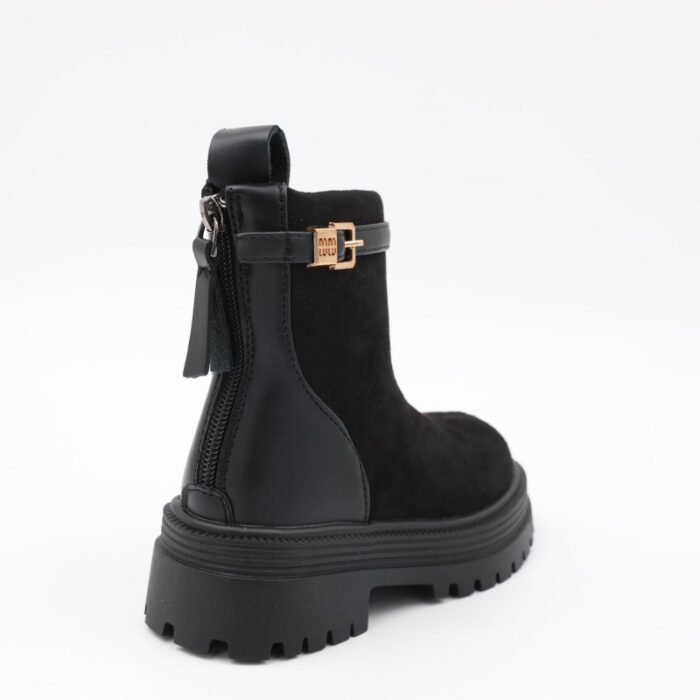 ⁦بسطار للأطفال لون أسود⁩ - الصورة ⁦5⁩