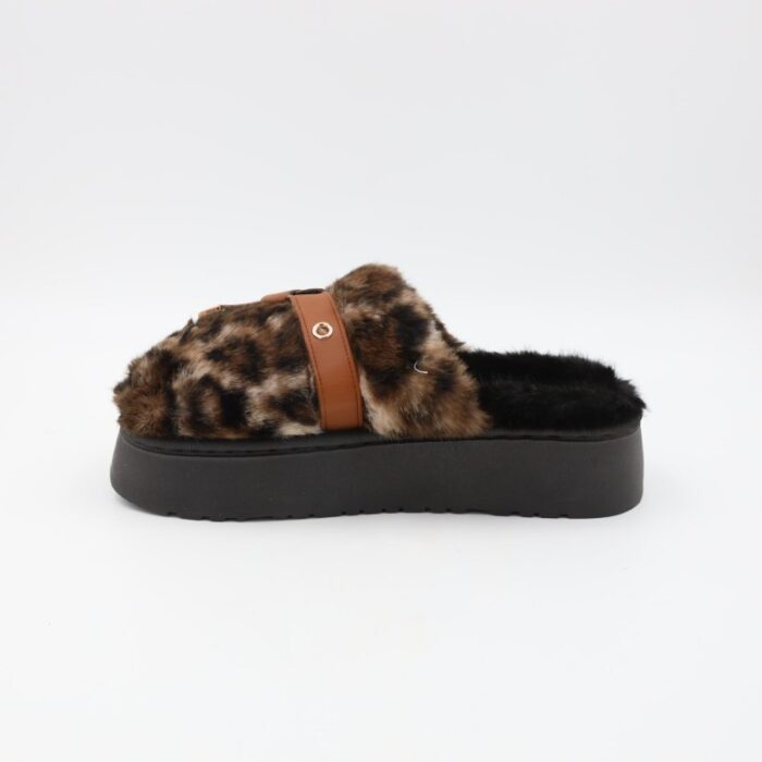 ⁦شبشب شتوي للنساء لون بني⁩ - الصورة ⁦5⁩