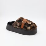 ⁦شبشب شتوي للنساء لون بني⁩ - الصورة ⁦7⁩