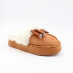 ⁦شبشب شتوي للنساء لون عسلي⁩ - الصورة ⁦8⁩