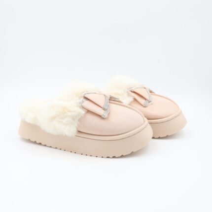 شبشب شتوي للنساء لون بيج