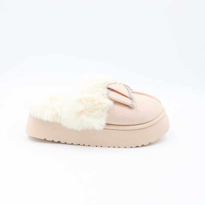 ⁦شبشب شتوي للنساء لون بيج⁩ - الصورة ⁦5⁩