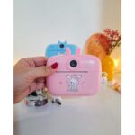 ⁦كاميرا إلكترونية مع طباعة فورية لون زهري⁩ - الصورة ⁦5⁩