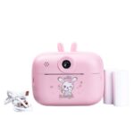 ⁦كاميرا إلكترونية مع طباعة فورية لون زهري⁩ - الصورة ⁦8⁩