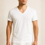 ⁦بلوزة نص كم قبة سبعة لون أبيض قطن من جقليص صناعة سوريا⁩ - الصورة ⁦2⁩