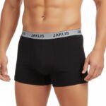 بوكسر قصير لون أسود قطن من جقليص صناعة سوريا