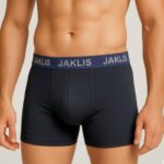 بوكسر طويل لون كحلي قطن من جقليص صناعة سوريا