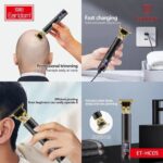 ⁦ماكينة الحلاقة EARLDOM ET-HC05 مع شاشة ليد⁩ - الصورة ⁦4⁩