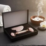 Rose Quartz Roller - أداة تدليك الوجه لون زهري