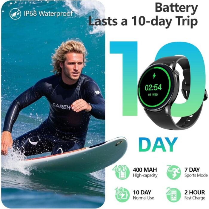 ⁦ساعة SENSE6 الذكية – ضد الماء⁩ - الصورة ⁦6⁩