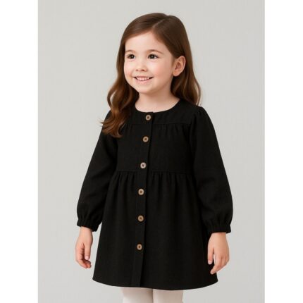 فستان بناتي لون أسود