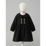 ⁦فستان بناتي لون أسود⁩ - الصورة ⁦2⁩