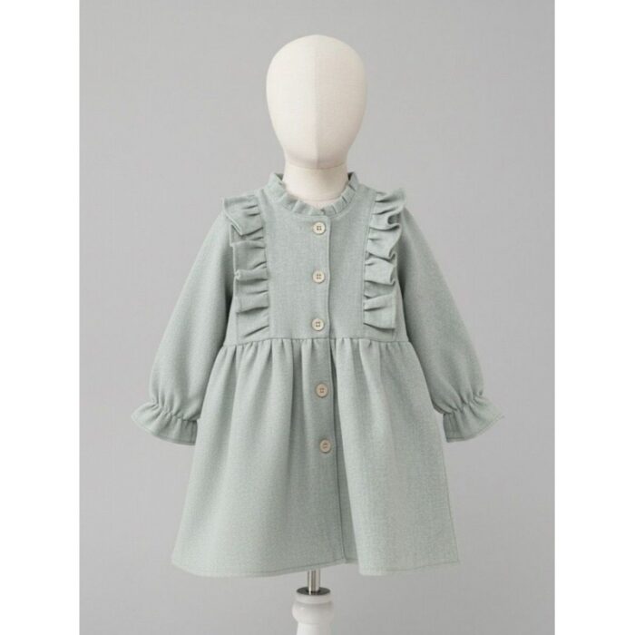 ⁦فستان بناتي لون أخضر⁩ - الصورة ⁦2⁩