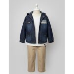 ⁦طقم ولادي جايت جينز وبنطلون لون ازرق وبيج⁩ - الصورة ⁦2⁩