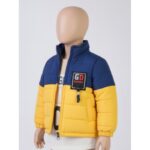 ⁦سترة شتوية مع طاقية للأطفال لون أصفر⁩ - الصورة ⁦2⁩