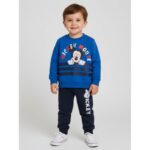 بيجامة ولادية قطعتين فوتر