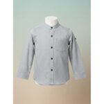 ⁦قميص ولادي لون سكني⁩ - الصورة ⁦2⁩