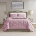 [14170134] طقم غطاء تخت فلانيل 4 قطع EMPIRE PLUS ESSENTIALS DOS PURPLE DOUBLE 240×220 CM