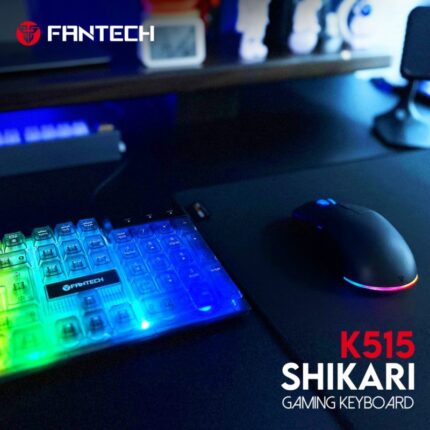 كيبورد FANTECH SHIKARI S K515S سلكي للألعاب (104 كبسة) وإضاءة RGB
