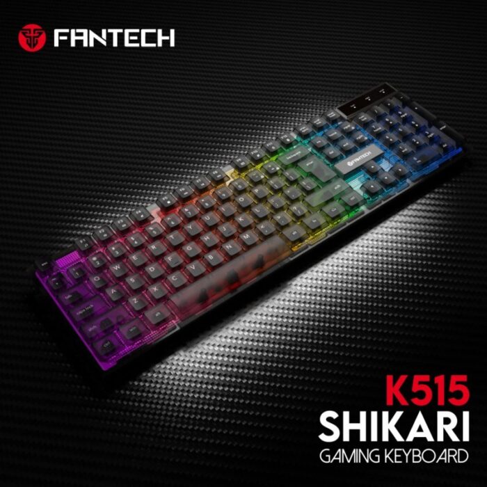 ⁦كيبورد FANTECH SHIKARI S K515S سلكي للألعاب (104 كبسة) وإضاءة RGB⁩ - الصورة ⁦2⁩