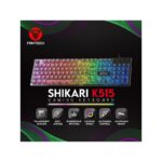 ⁦كيبورد FANTECH SHIKARI S K515S سلكي للألعاب (104 كبسة) وإضاءة RGB⁩ - الصورة ⁦3⁩