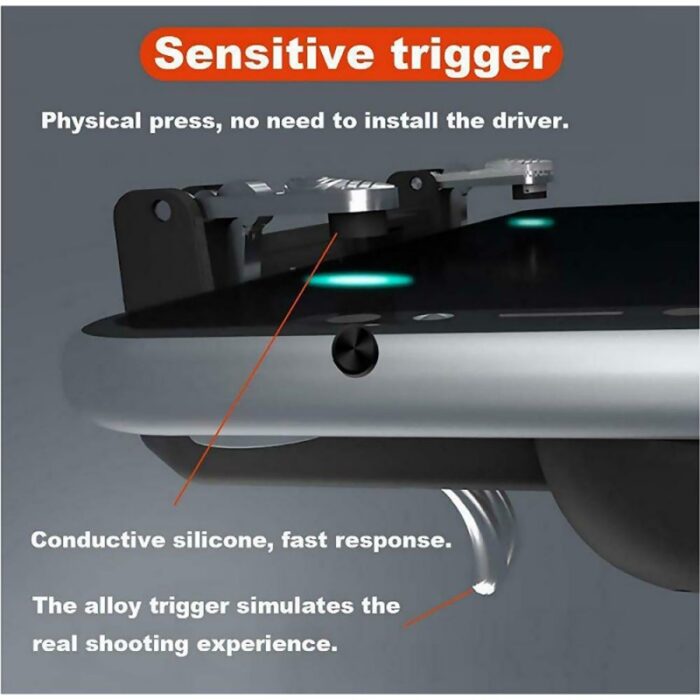 ⁦يد تحكم W11 للعبة الببجي مناسبة لاجهزة ال iOS واجهزة الاندرويد⁩ - الصورة ⁦5⁩