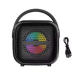 سبيكر كاريوكي صغير ومحمول يعمل بالبلوتوث حجم 3 بوصة وقوة 800 ميلي أمبير