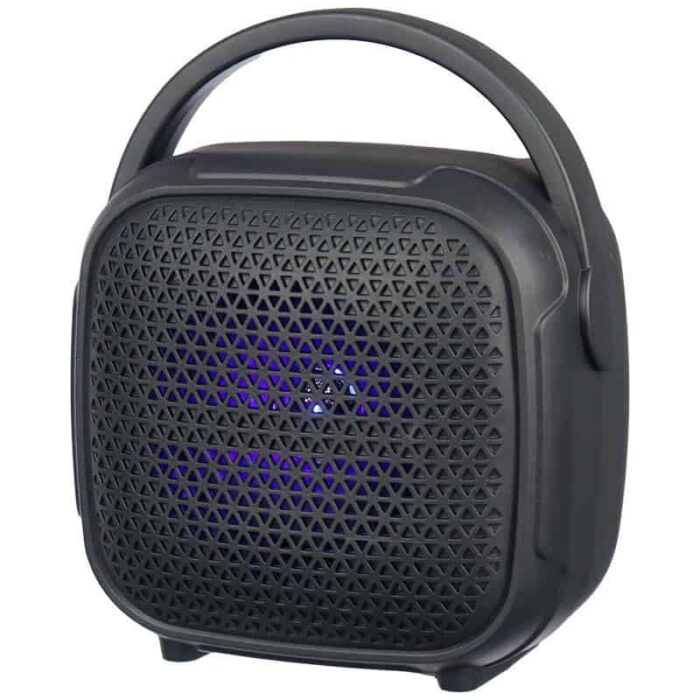 ⁦سبيكر كاريوكي صغير ومحمول يعمل بالبلوتوث حجم 3 بوصة وقوة 800 ميلي أمبير⁩ - الصورة ⁦2⁩