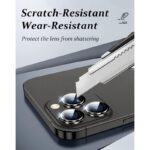 ⁦طقم حماية 2 قطع لعدسات كاميرا لايفون 14 لون أخضر⁩ - الصورة ⁦2⁩