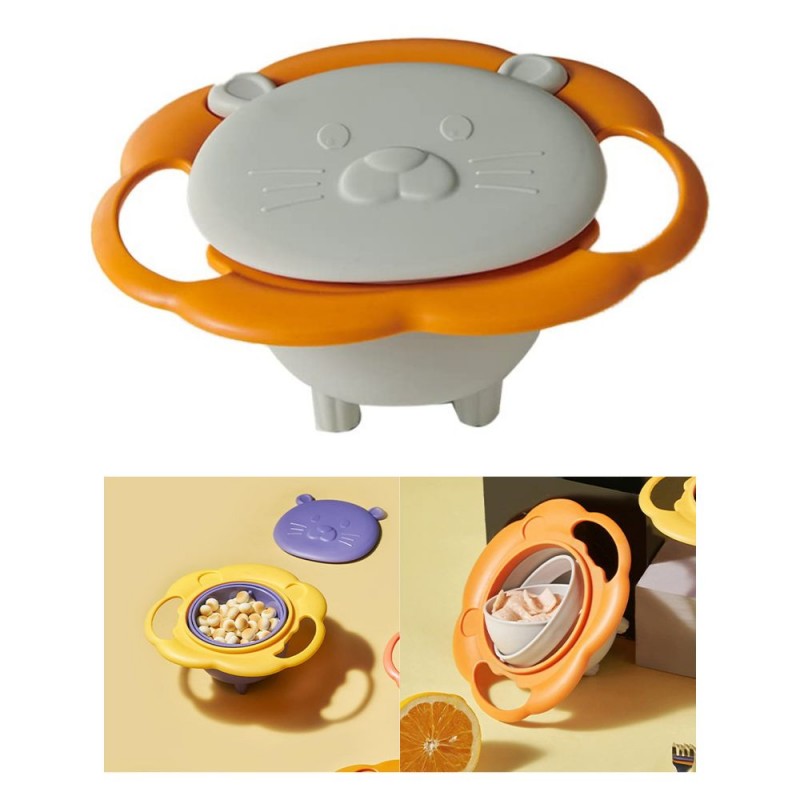 ⁦وعاء تغذية دوار للأطفال مضاد للإنسكاب⁩ - الصورة ⁦1⁩