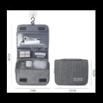 ⁦حقيبة نسائية متعددة الإستخدامات مربعة لون رمادي⁩ - الصورة ⁦6⁩