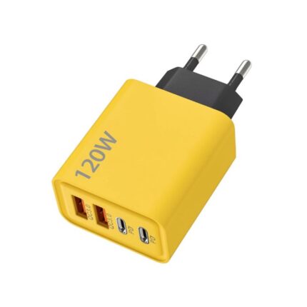 عظمة شاحن 4 مخارج 120w 2 USB 2 PD