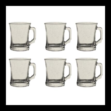 كاسات شاي 6 كاسات