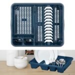 سلة مجلى بلاستيك لون كحلي