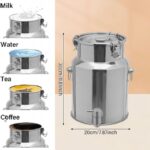 ⁦بريق زيت ستانلس سعة 18 لتر مع ستانلس حنفية⁩ - الصورة ⁦3⁩