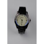 ساعة يد رجالية دائرية ستانلس ستيل