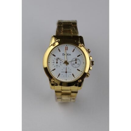 ساعة يد رجالية دائرية ستانلس ستيل