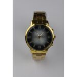 ساعة يد رجالية دائرية ستانلس ستيل