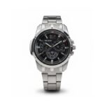 ⁦ساعة يد رجالية دائرية ستانلس ستيل⁩ - الصورة ⁦2⁩