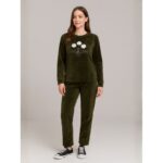 بيجامه ستاتي شتوي لون أخضر