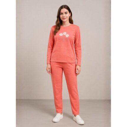 بيجامه ستاتي شتوي لون بطيخي